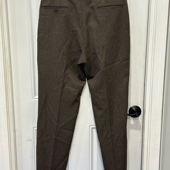 VINTAGE Levis Action Slacks Pants Men 35x31 Brown Retro 80s Made in USA - Picture 3 of 6